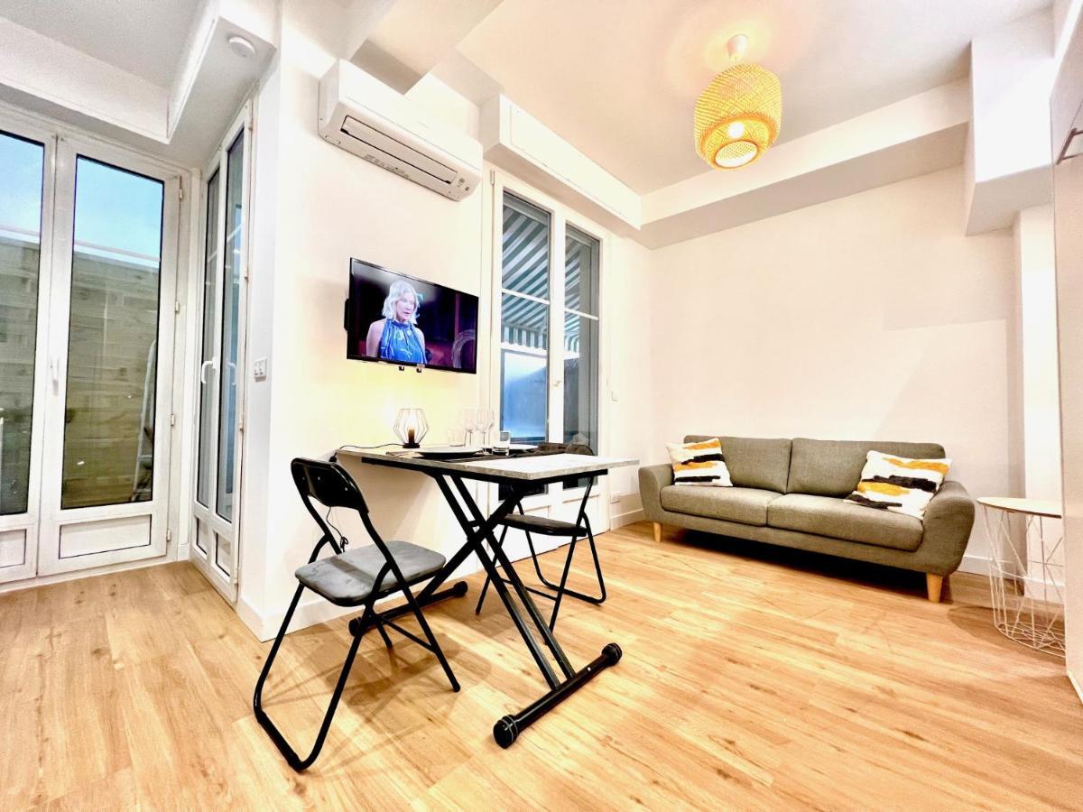 Aparthotel Riviera Superbe Studio Terrasse 100M Promenade Des Anglais Carre D'Or Terrasse Meyerbeer Nice Dış mekan fotoğraf